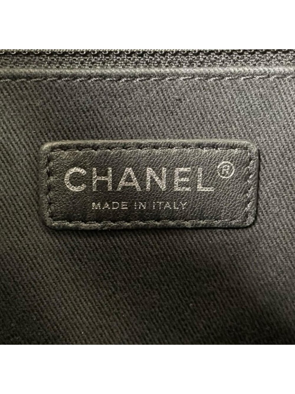 Chanel Deauville PM Tote Bag Canvas Gray - Picture 7 of 10